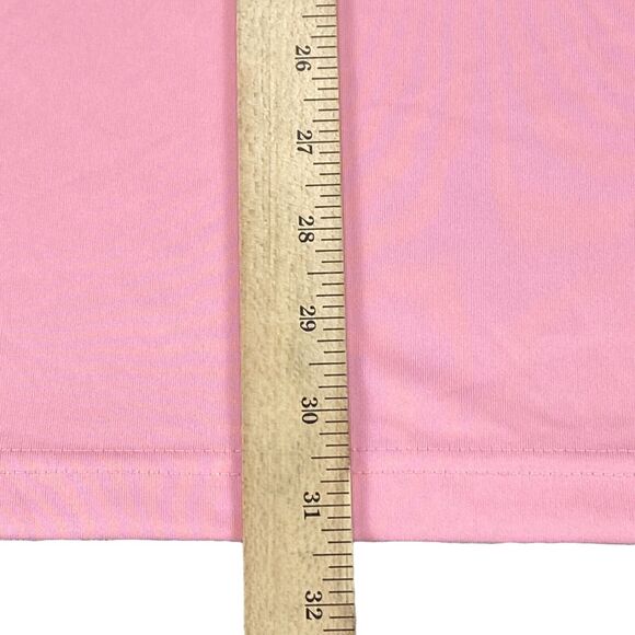 Greg Norman Polo Shirt Men's Large Pink Protek Micro Luxe Solid PlayDry Slit - Picture 8 of 16